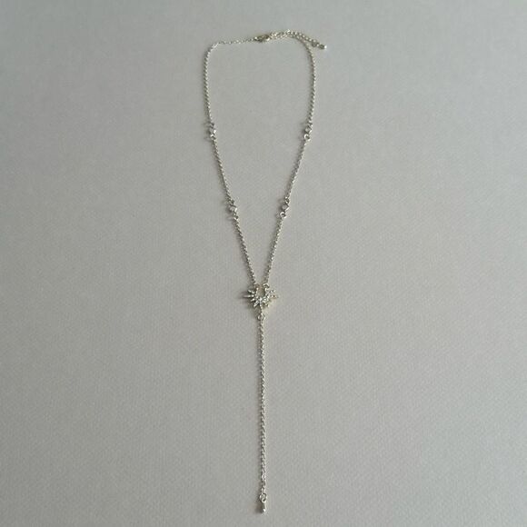 Elegant Gold Sun Pendant Necklace #1698 - Picture 2 of 4